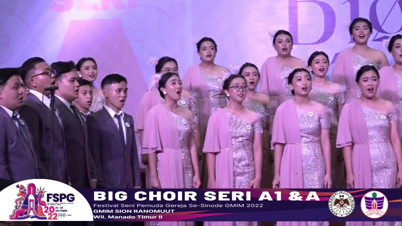 HYMNE PEMUDA | GOLD CHAMPION FSPG 2022 | Mix Choir Pemuda Maranatha Paslaten