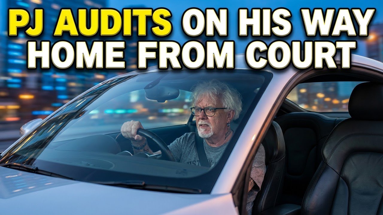 PJ Audits is live and on his way home from Court
