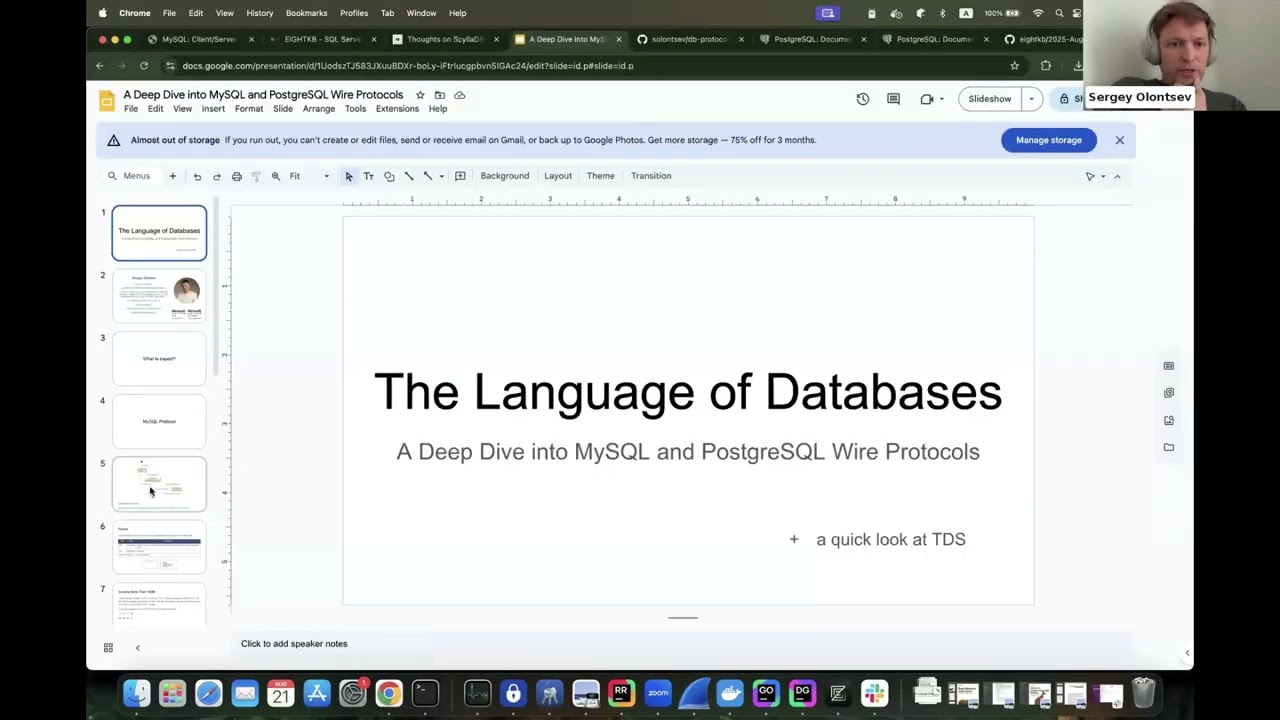 The Language of Databases: A Deep Dive into MySQL and PostgreSQL Wire Protocols - Sergey Olontsev