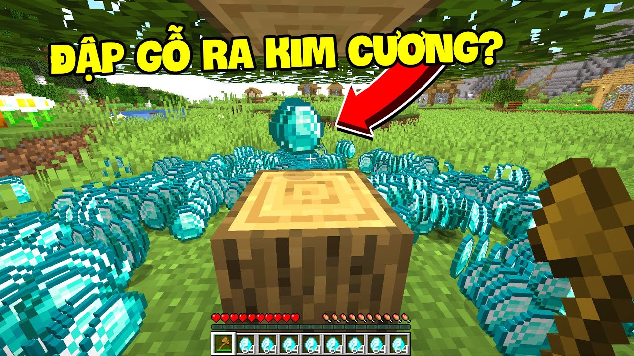 Zeros Minecraft Thử Thách Đập Block Ra Mưa Vật Phẩm Ngẫu Nhiên