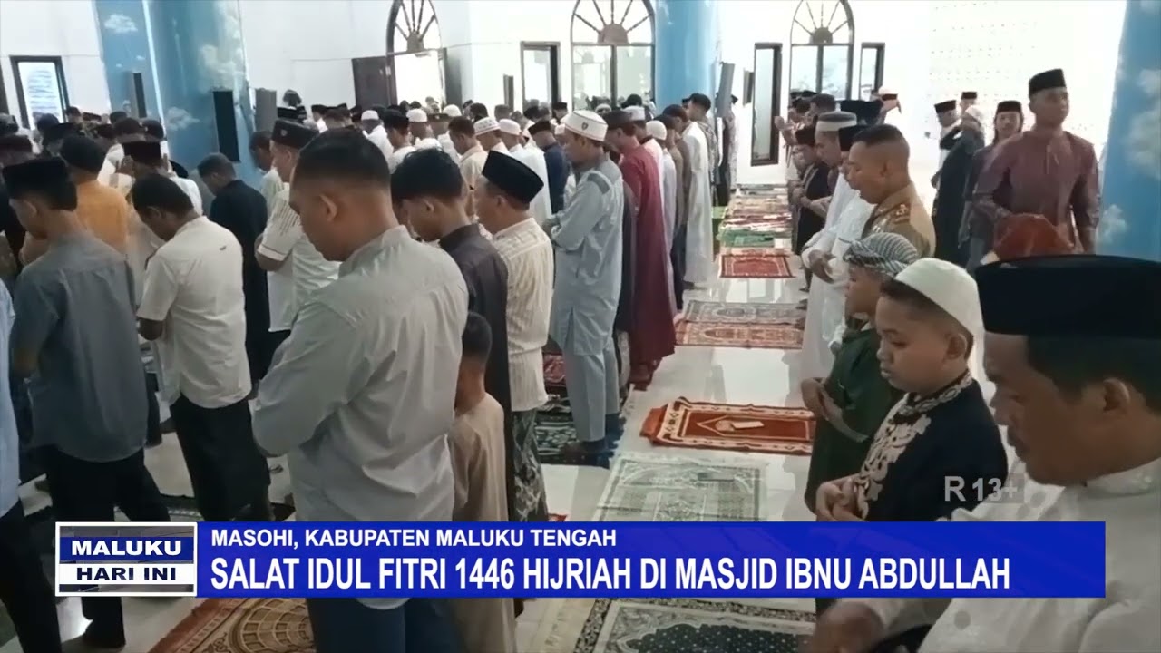 SHOLAT IDUL FITRI 1446 HIJRIAH DI MASJID IBNU ABDULLAH - MHI 31/03/2025