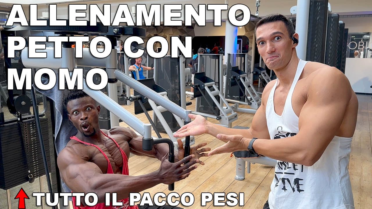 ALLENAMENTO PETTO CON MOMO | IL BODYBUILDER NATURAL PIÙ FORTE AL MONDO | HA VINTO LA IFBB PRO-CARD