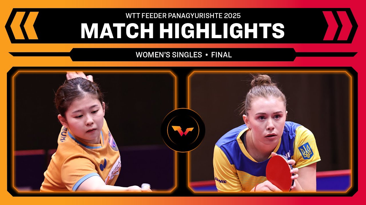 Kasumi Kimura vs Anastasiya Dymytrenko | WS Final | WTT Feeder Panagyurishte 2025 Pres. by Asarel