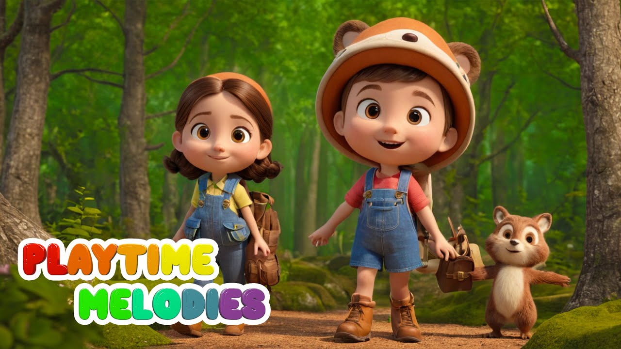 Woodland Adventure: A Magical Forest Song for Kids | Nursery Rhymes & Kid's Song | Playtime Melodies