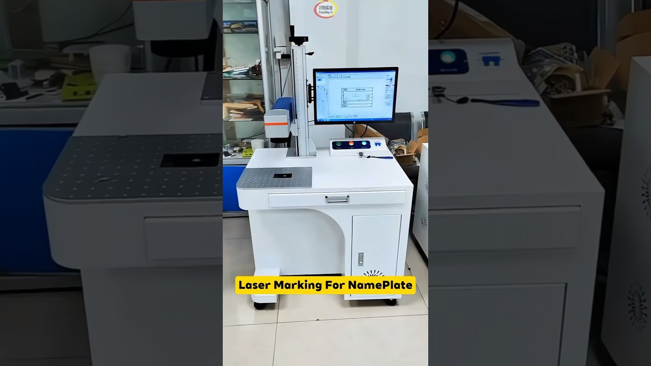 300mm big Laser Marking Machine For NamePlate