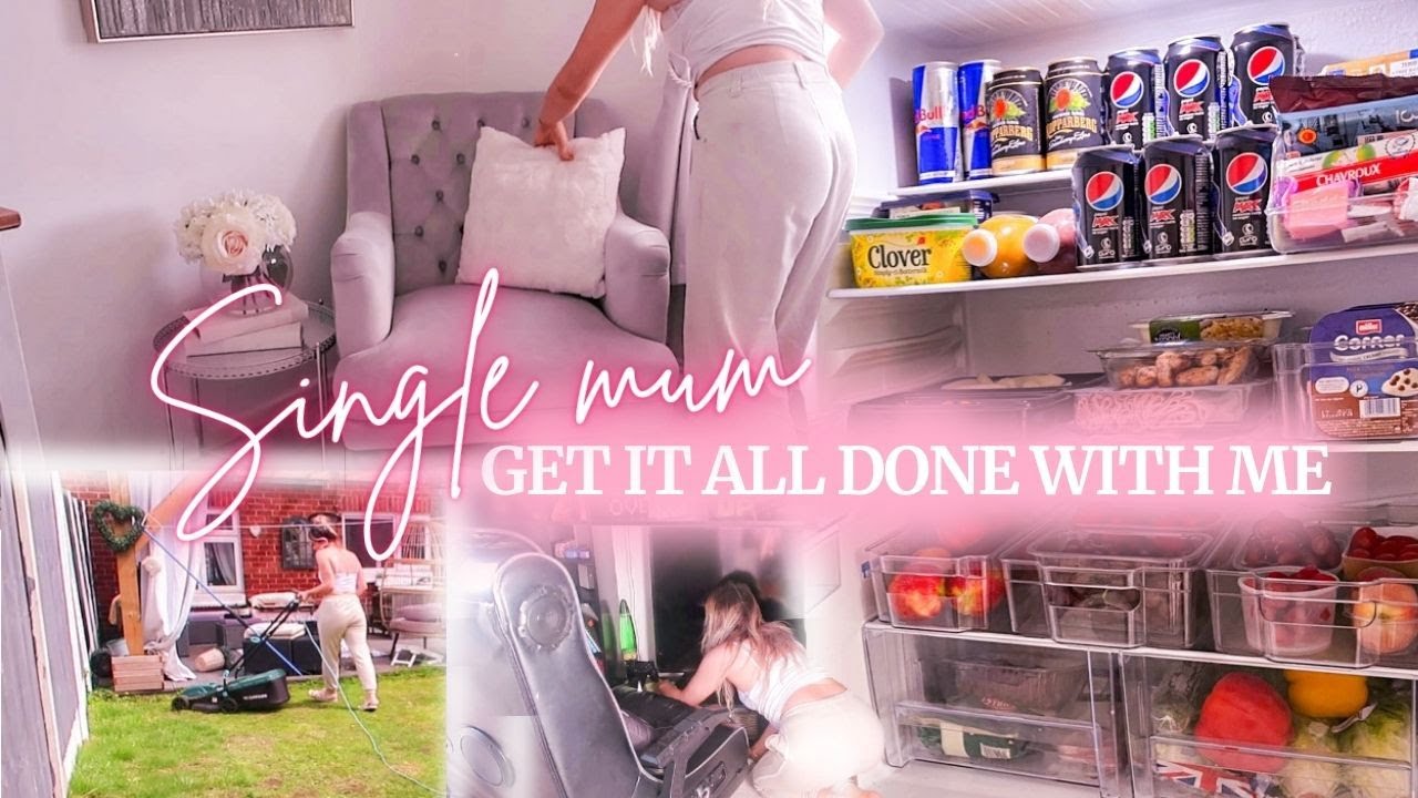 SINGLE MOM OF 3 ROUTINE | GET IT ALL DONE WITH ME!
