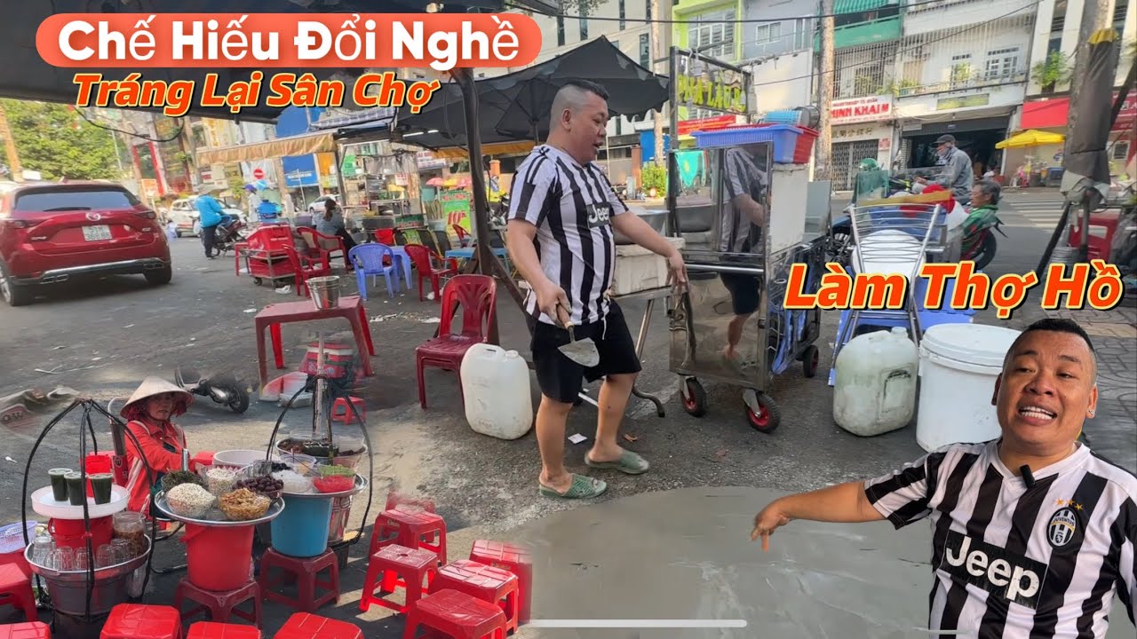 Chế Hiếu Đổi Nghề Làm Thợ Hồ Trán Lại Hết Sân Chợ An Đông
