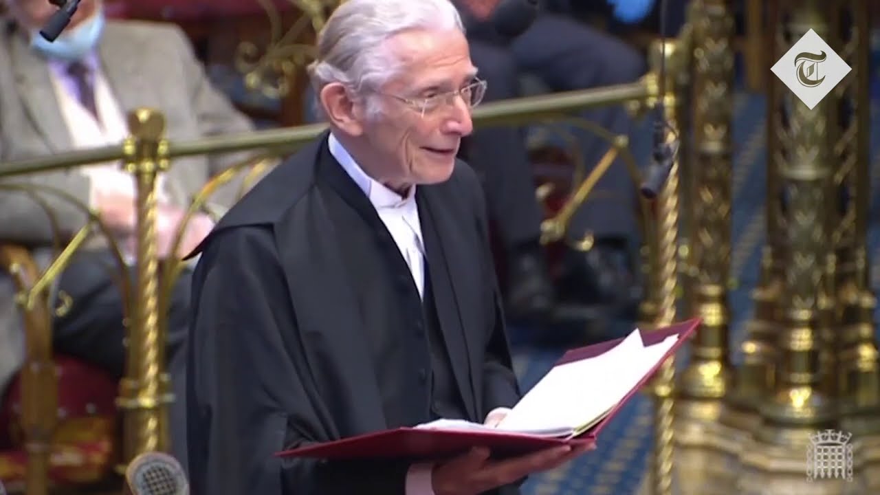 Moment Lord Speaker excuses himself from debate to receive coronavirus vaccine