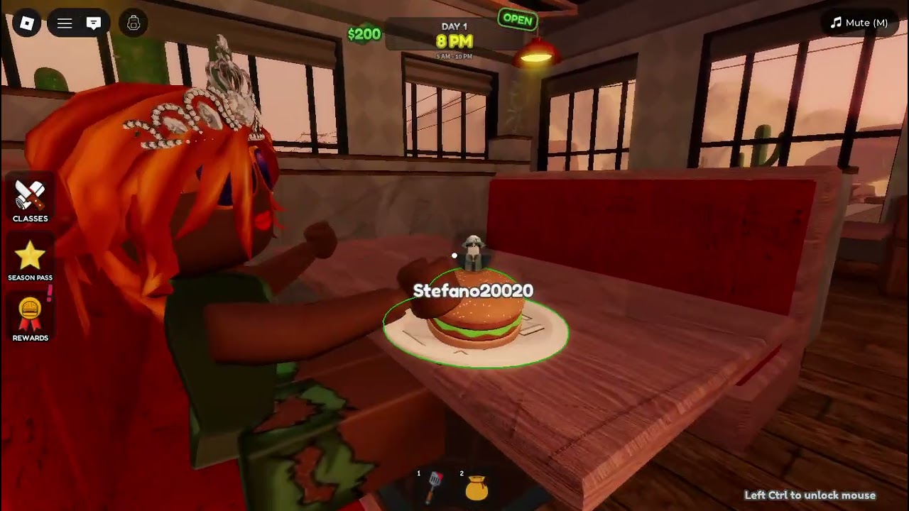 We fell and took place to serve burgers- The end