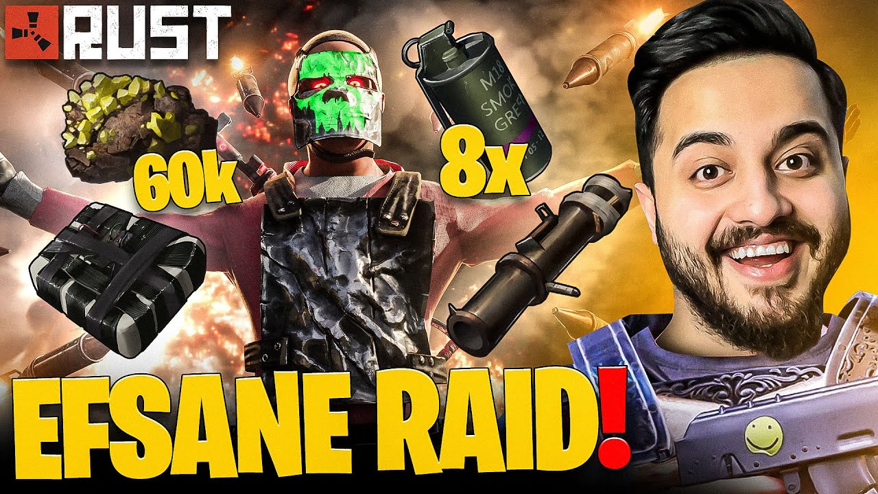 WE RAID THE FULL BASE! INCREDIBLE LOOT! Rust New Season Episode 4