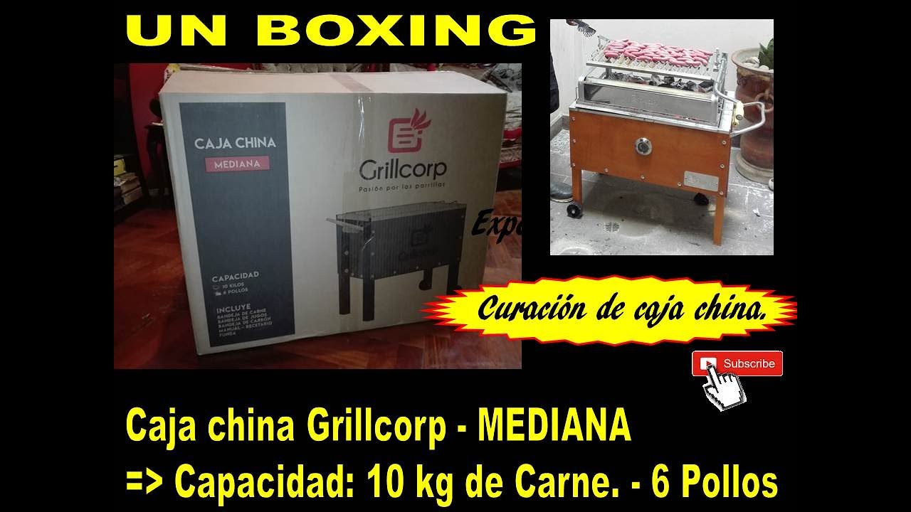 UNBOXING - CAJA CHINA - Grillcorp MEDIANA