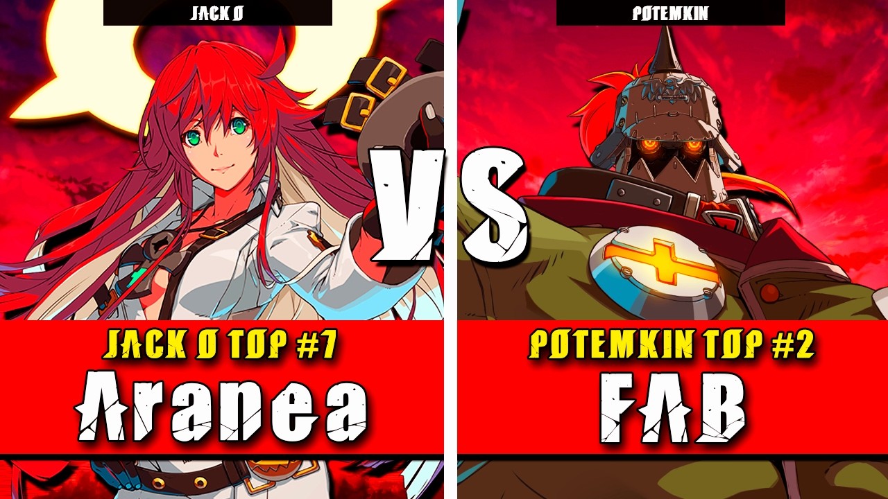 GGST | Aranea (Jack O) VS FAB (Potemkin) | Guilty Gear Strive High level gameplay