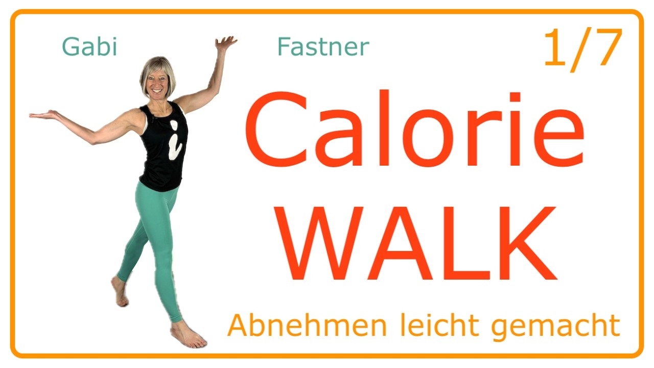 1/7 🍡 32 min. Cardio - Walk | ca. 3300 Schritte und 200 Kcal verbrennen, easy abnehmen, im Stehen