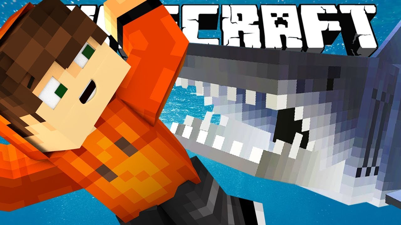 ЯЛ УПАЛ В ВОДУ К АКУЛЕ! [MINECRAFT MURDER MYSTERY]