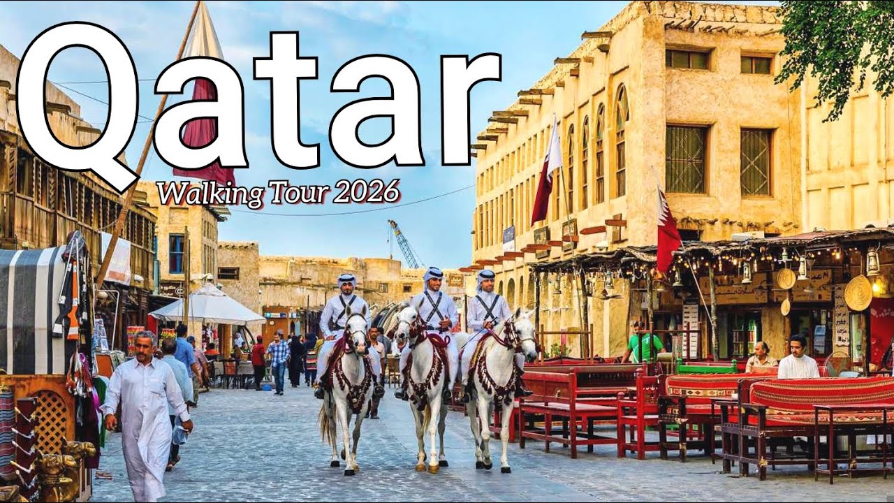 DOHA, Qatar 🇶🇦 4K Walking Tour || Msheireb Downtown & Souq Waqif