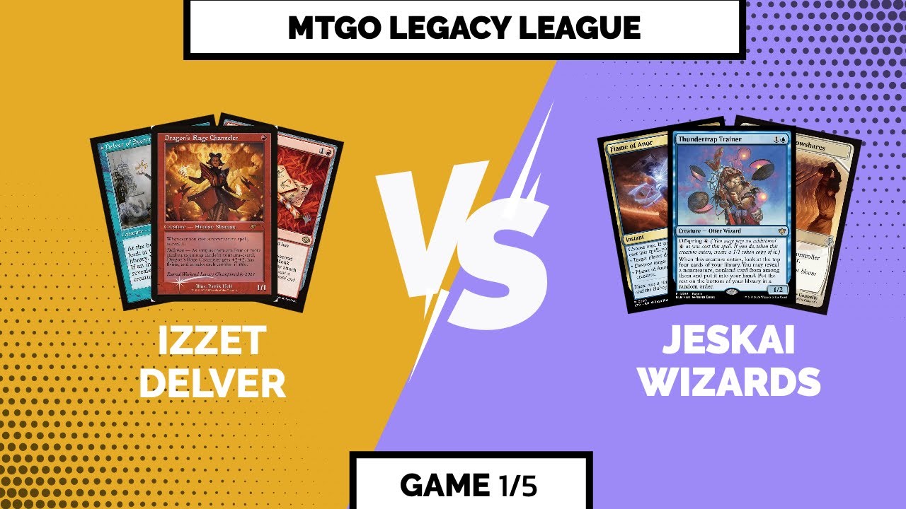 Legacy Izzet Delver League – Game 1 vs Jeskai Wizards (December 2025)