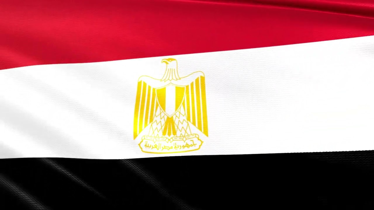Proposed New National Anthem of Egypt | Waving Flag Animation