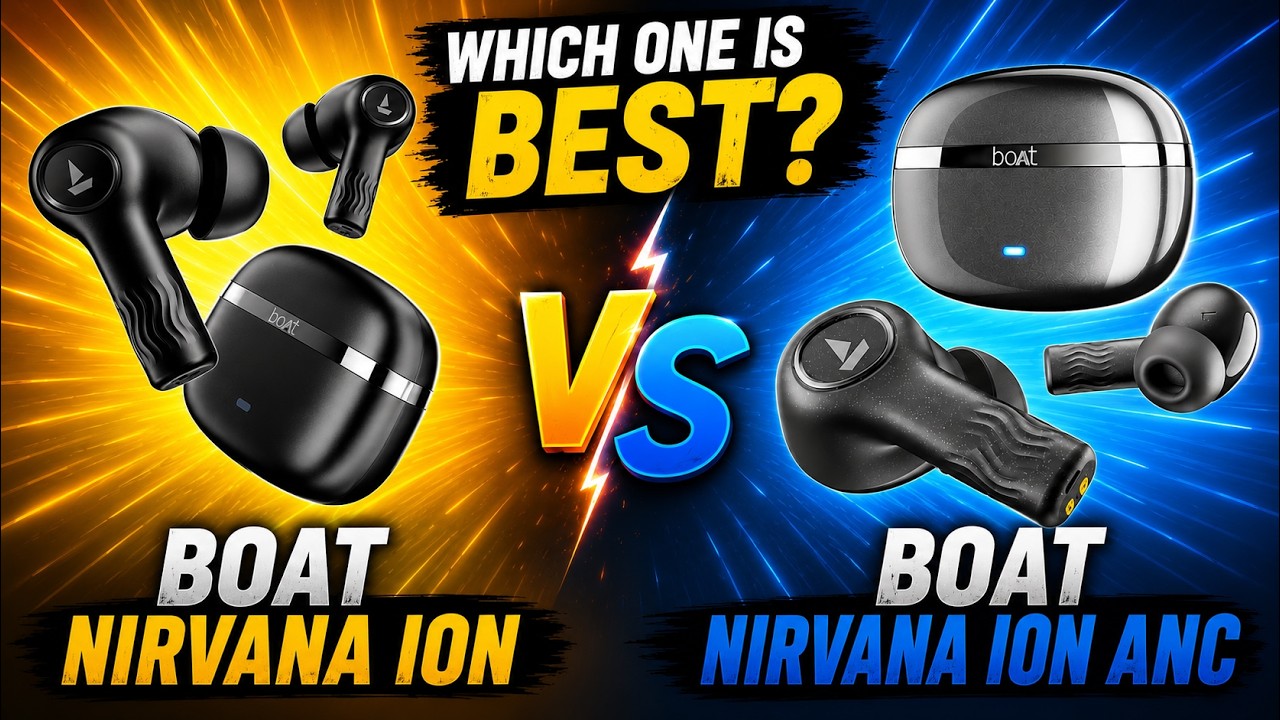 boAt Nirvana Ion vs boAt Nirvana Ion ANC⚡Best Earbuds Under ₹2000 Full Comparison