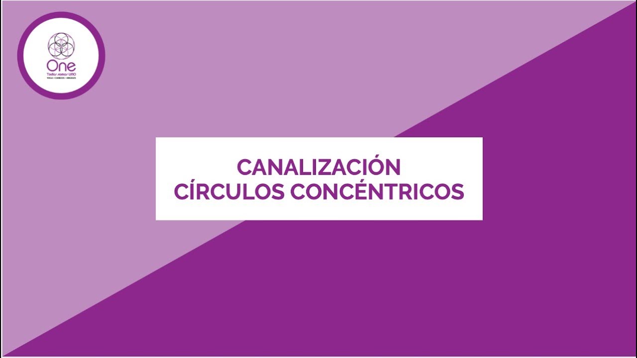 Canalizaci&oacute;n Geometr&iacute;a de C&iacute;rculos Conc&eacute;ntricos