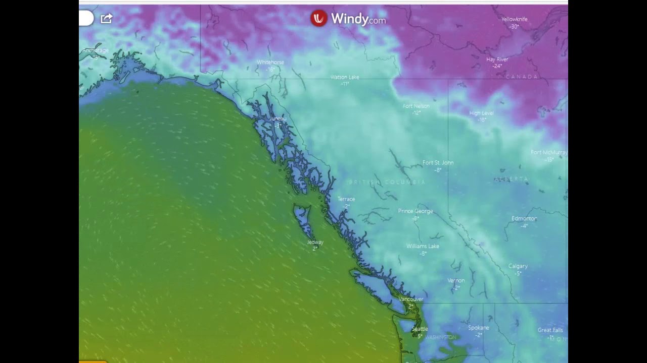 CFUR Radio Weather Report (Prince George BC): February 22-26 2021