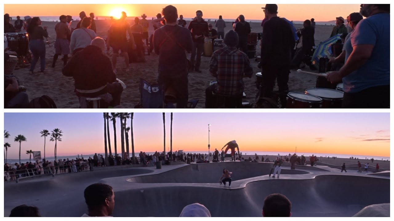 Eps2 Venice Beach walk /Dance /Skate park 👏🏽👏🏽#familyvlog #beach #dance #skatepark 