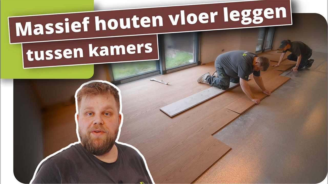 Houten vloer leggen op vloerverwarming