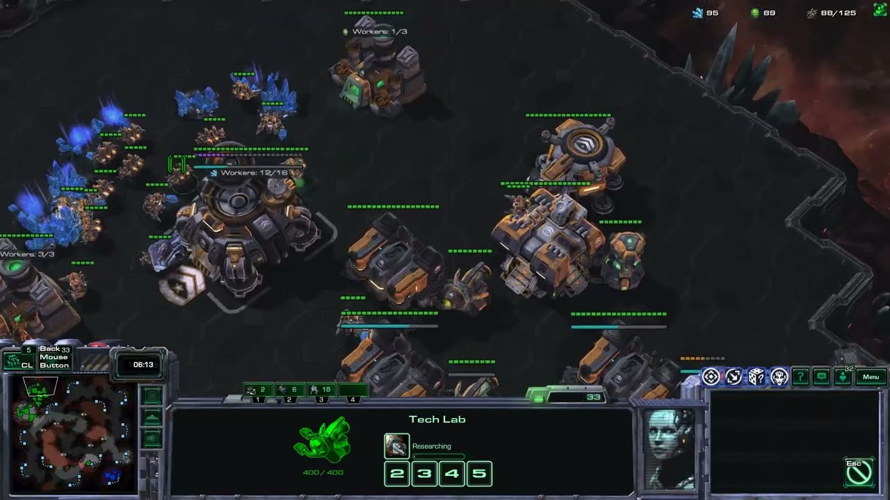StarCraft 2 Terran Maxout: 10:00 3 Rax 2 2 Practice Drill 🎮
