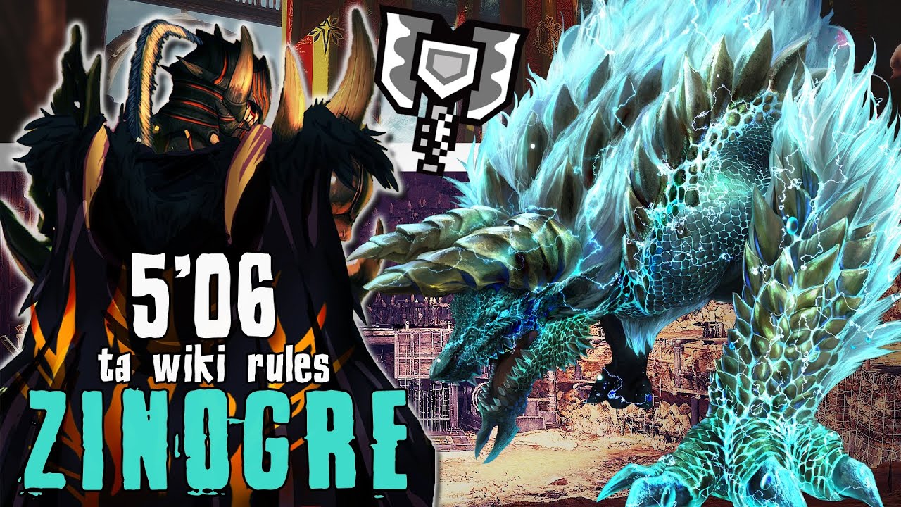 MHW: Iceborne - Zinogre | Solo [5'06] Charge Blade | TA