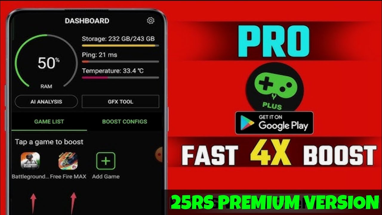 FF FASTEST Game Booster 4x Pro Gaming Speed! 2025 |