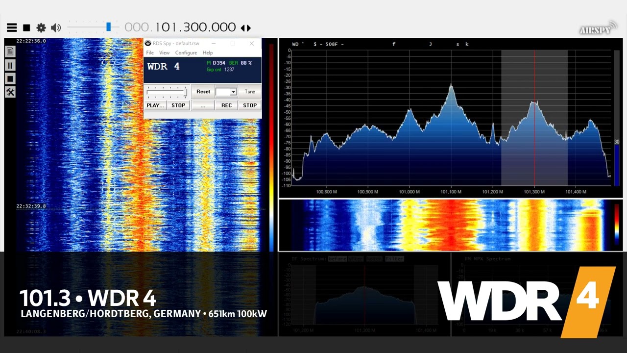 [FM-DX] WDR 4 (Germany) via 650km Tropo near Lyon, France &bull; 04/10/2022