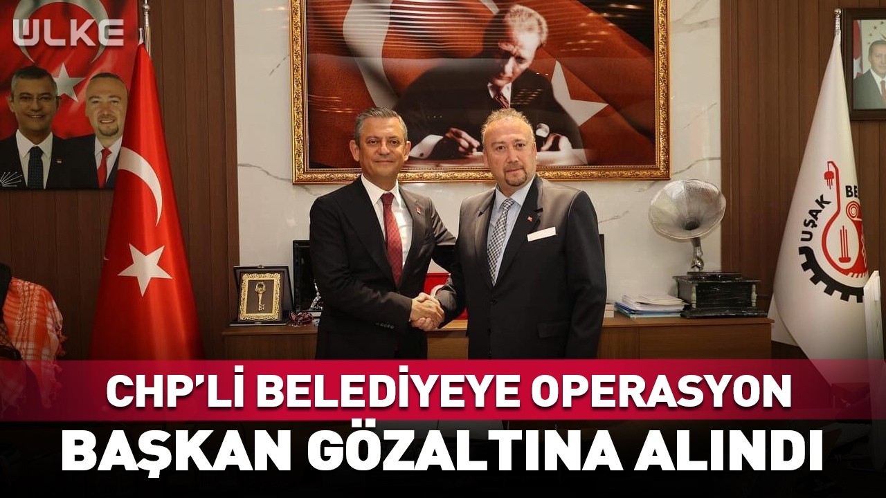CHP'li Belediyeye R&uuml;şvet Operasyonu! Başkan G&ouml;zaltına Alındı #sondakika
