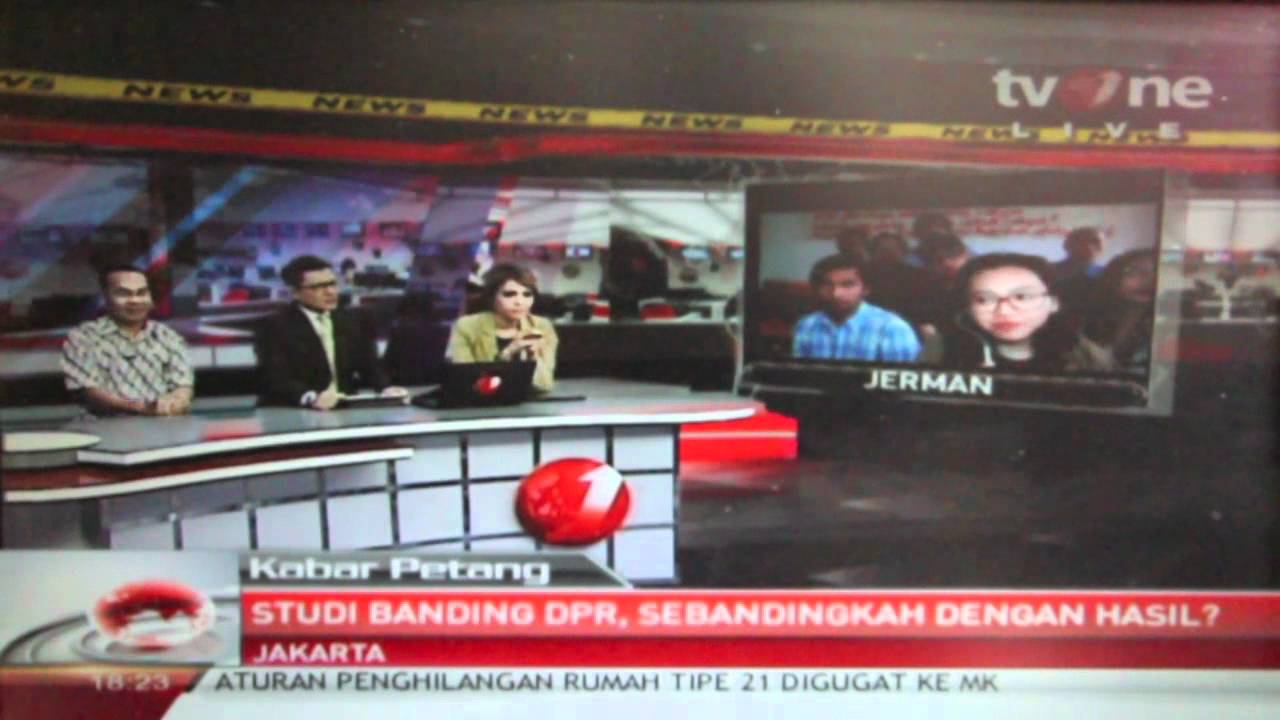 Wawancara PPI Berlin tentang DPR Komisi 1 - Kabar Petang - TV One (24/04/2012)