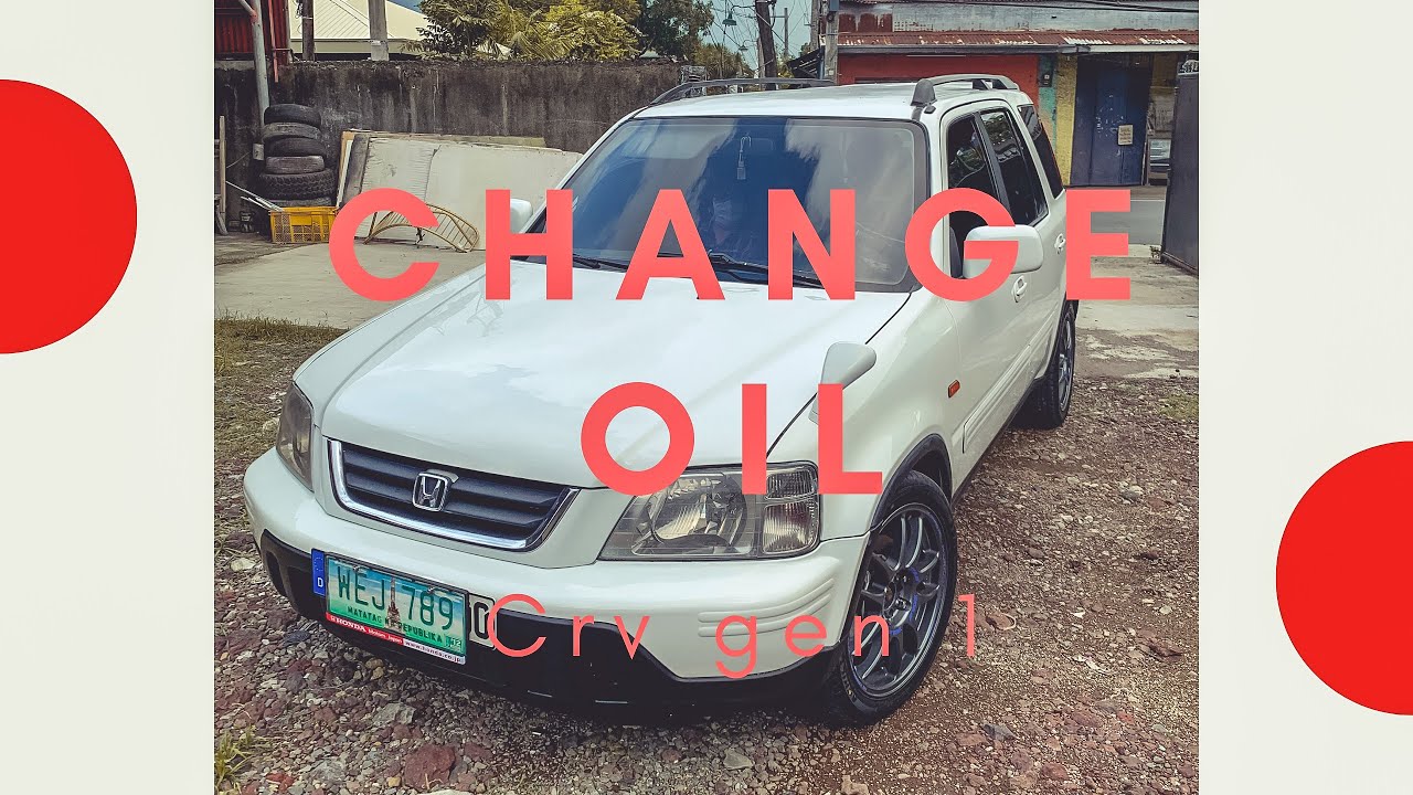Change oil | Change spark plugs | CRV gen 1| Honda | NGK