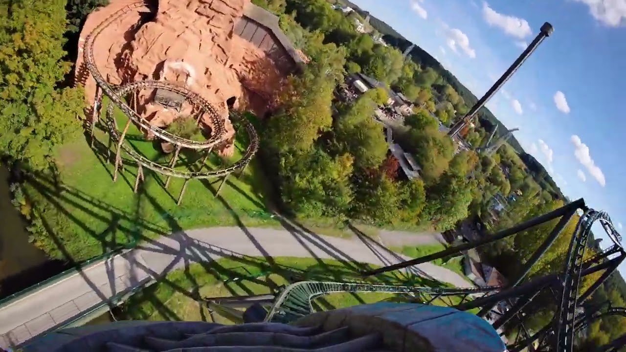 onride of the kondaa in walibi belgium 🇧🇪🎢