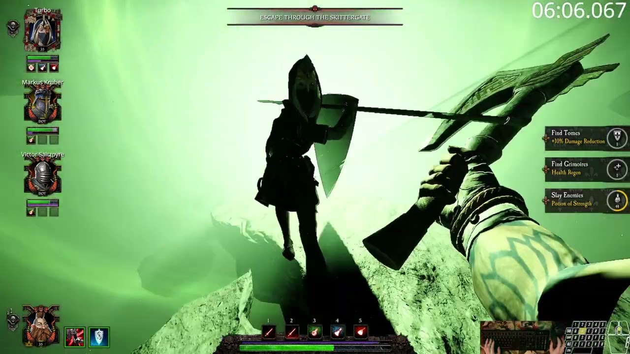Warhammer Vermintide 2: The Skittergate Recruit All Objectives Co-op Speedrun - 8:47