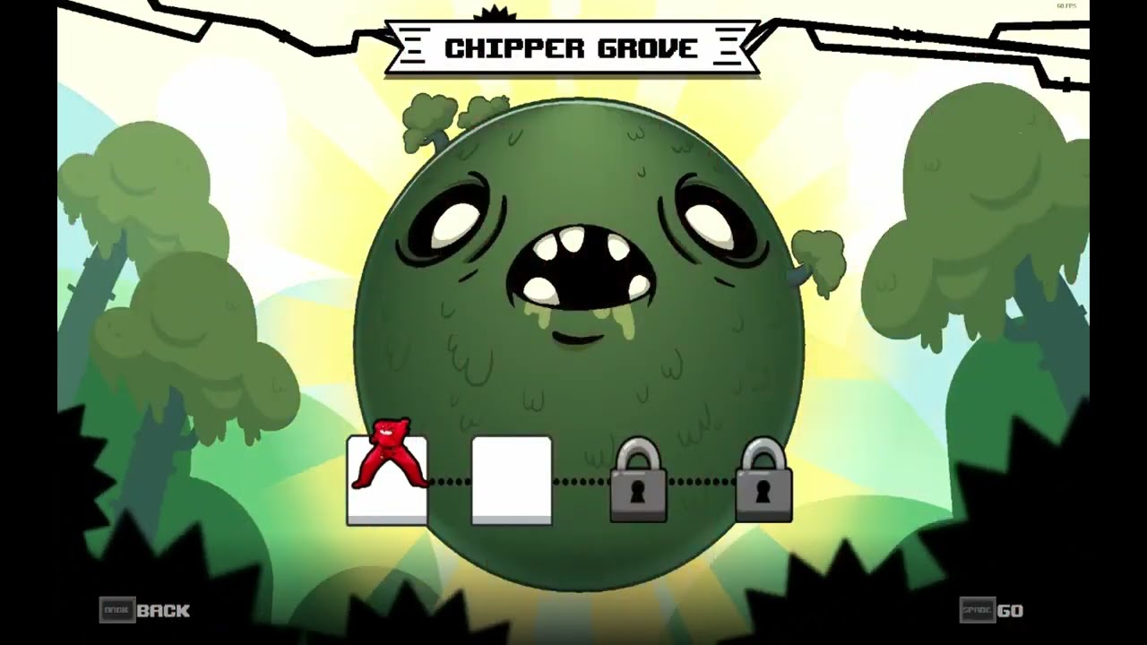 Super Meat Boy Forever | "Oak Boy" + "Teak Girl" (Chipper Grove Deathless)