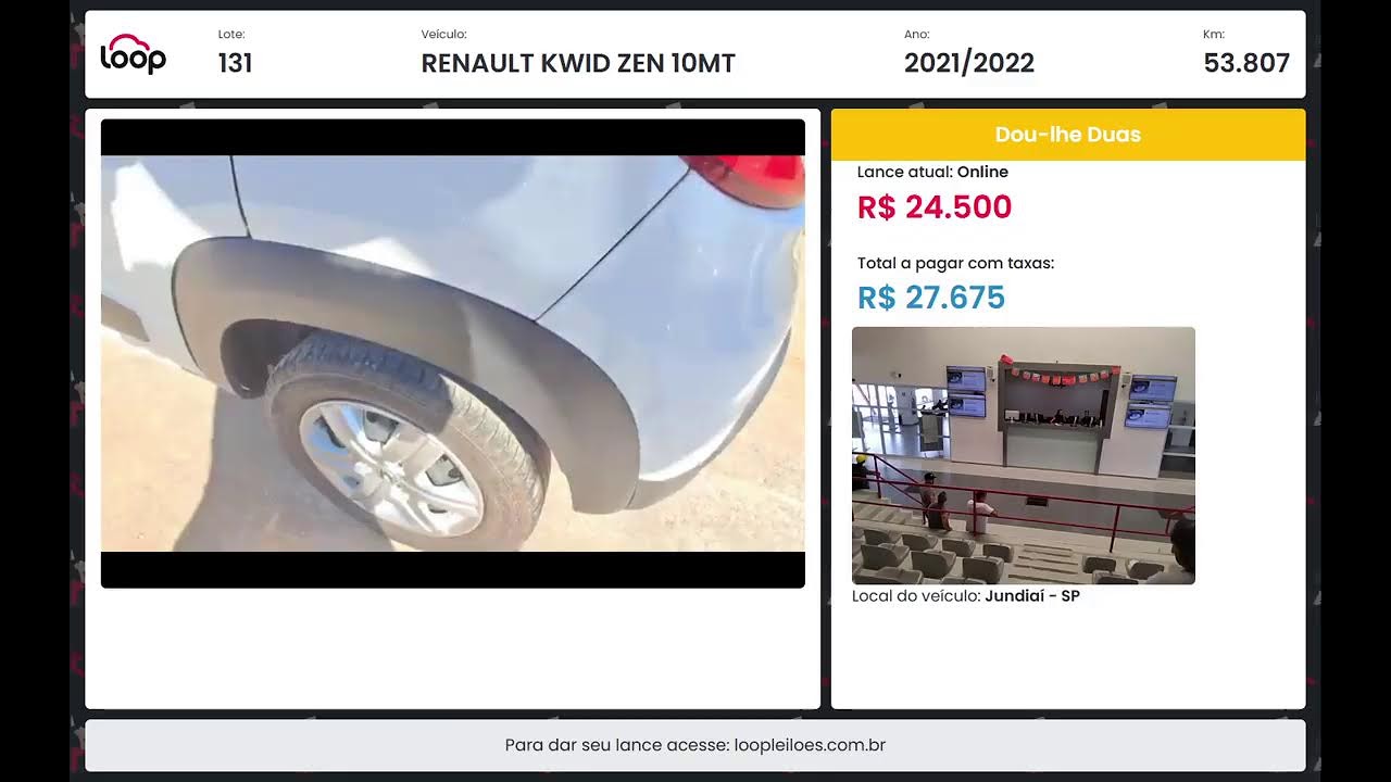 Transmissão ao vivo de Loop Veículos - Nosso canal de atendimento sac@loopbrasil.com