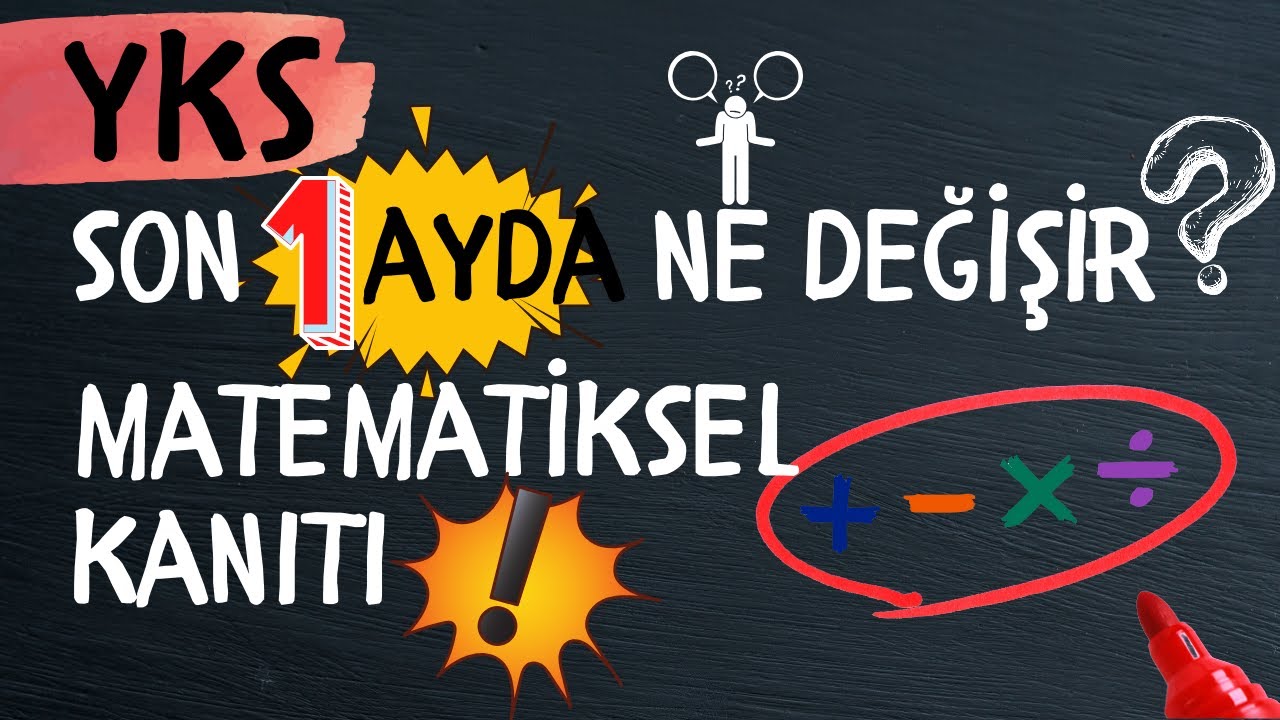 Son 1 Ayda Neler Değişebilir? İşte Matematiksel Kanıtı! #yks #tyt #ayt