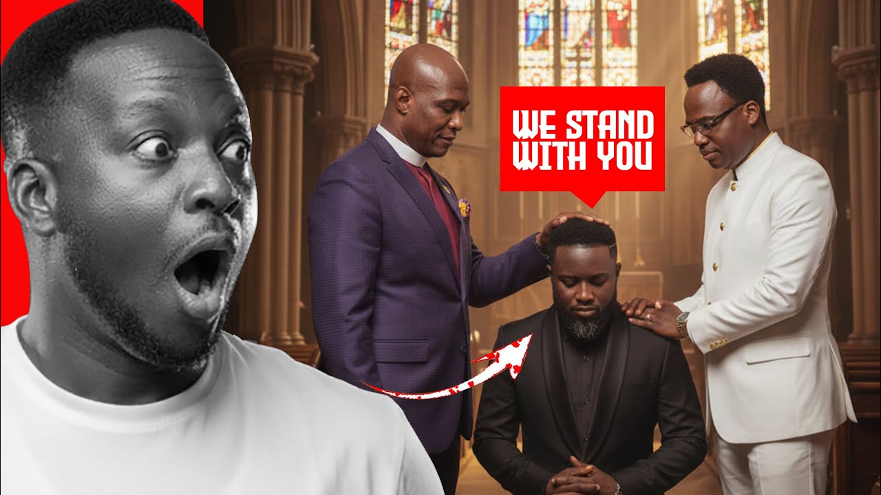 Lovely Moment as Prophet Kofi Oduro & Apostle Amoako Attah STANDS with Prophet EL BERNARD
