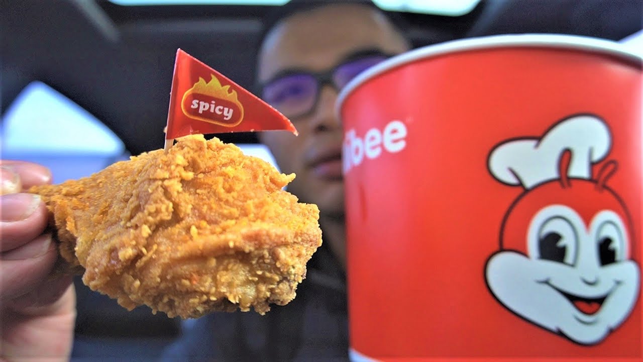 Enjoying a JOLLIBEE FEAST in my Car