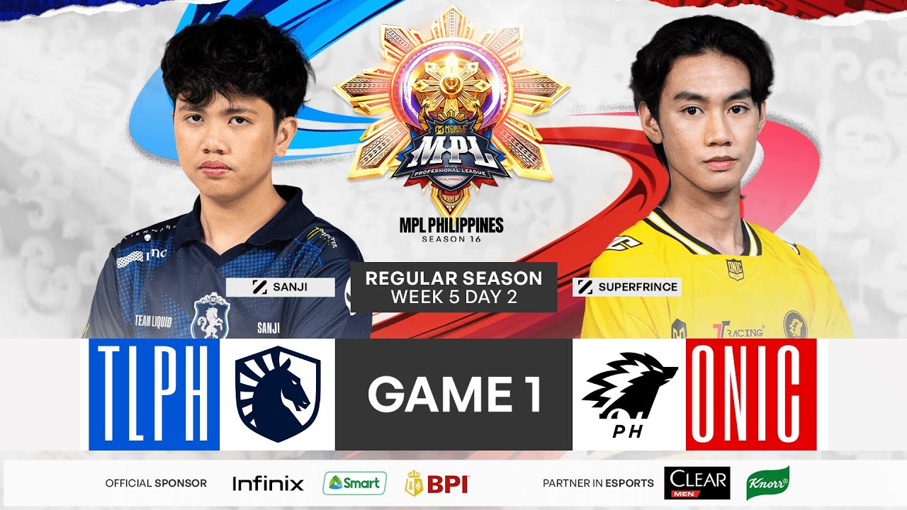 MPL PH S16 - W5D2 - TLPH VS ONIC GAME 1