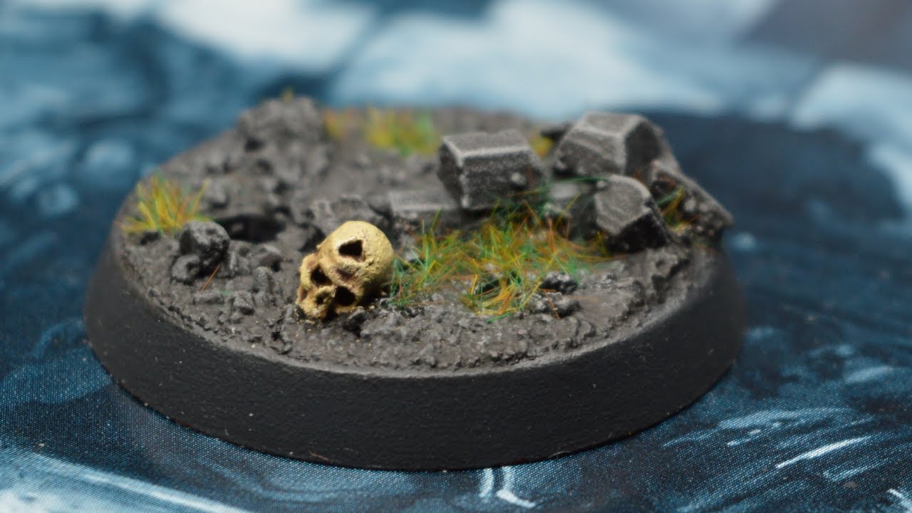 Painting Tutorial -  How To Make & Paint An Urban Battlefield Base