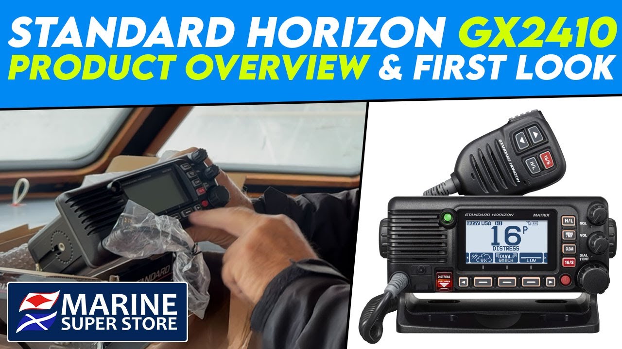 Радиостанция Standard Horizon GX2410E VHF | Распаковка, обзор и настройка