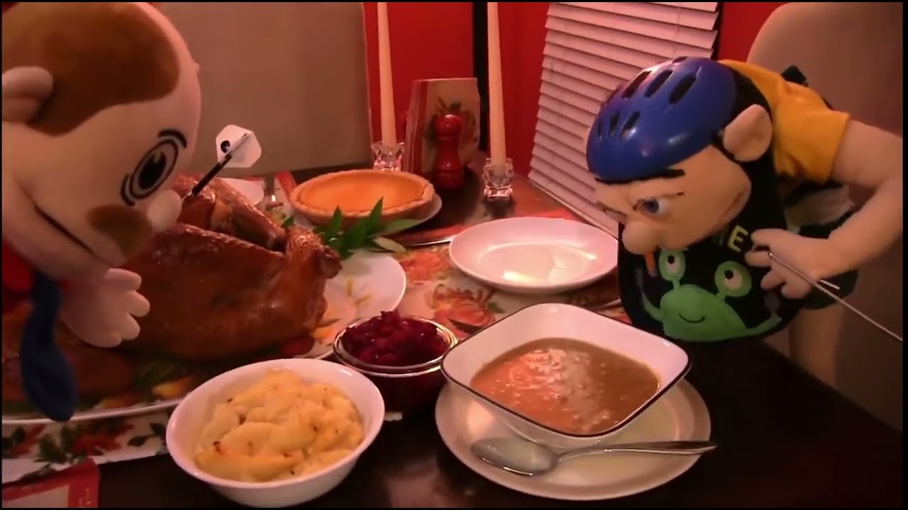 SML Movie: The Thanksgiving Stain! - Jeffy almost ruins thanksgiving