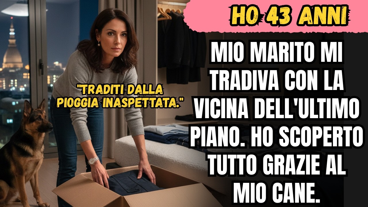 MIO MARITO MI TRADIVA CON LA VICINA DELL'ULTIMO PIANO. HO SCOPERTO TUTTO GRAZIE AL MIO CANE.