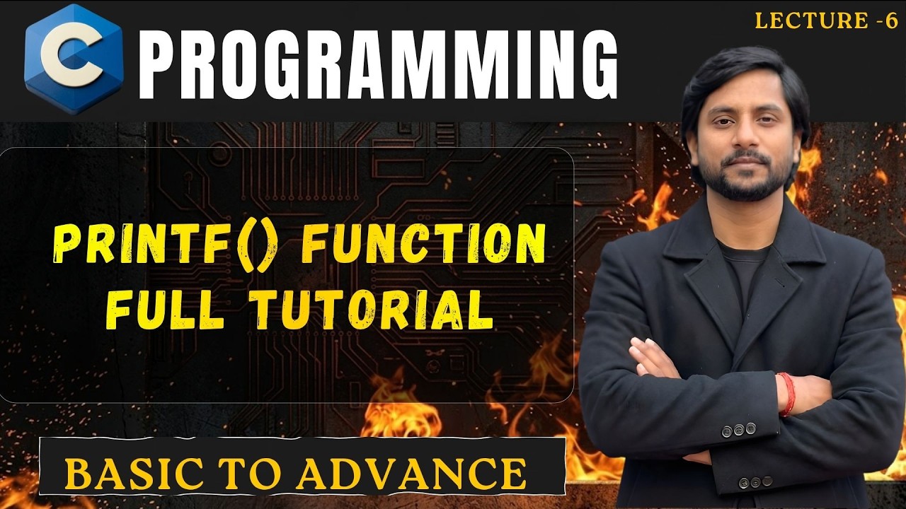 Printf Function in C | In Hindi