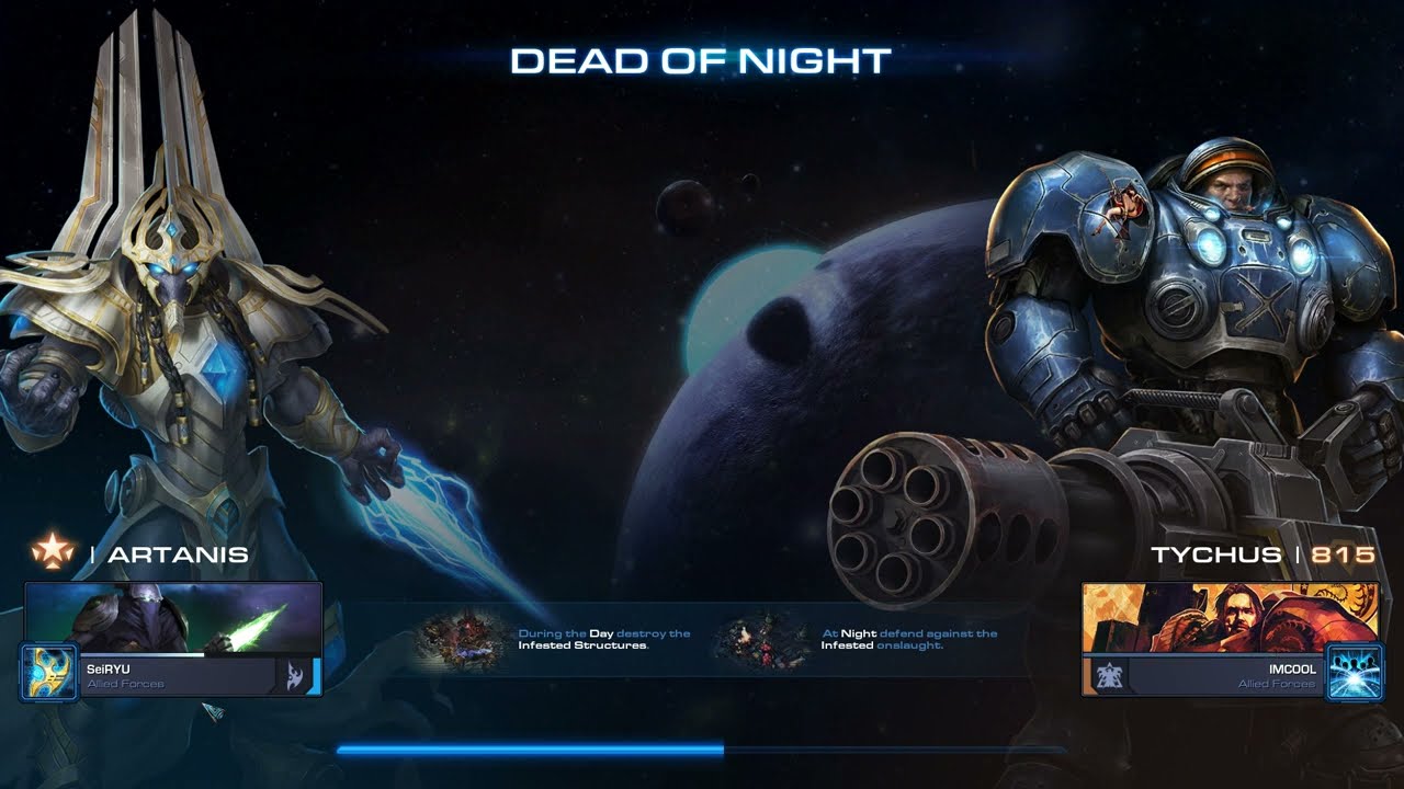 STARCraFT2 sc2 co-op BRUTAL  SEIRYU (TH) artanis (dead of night)