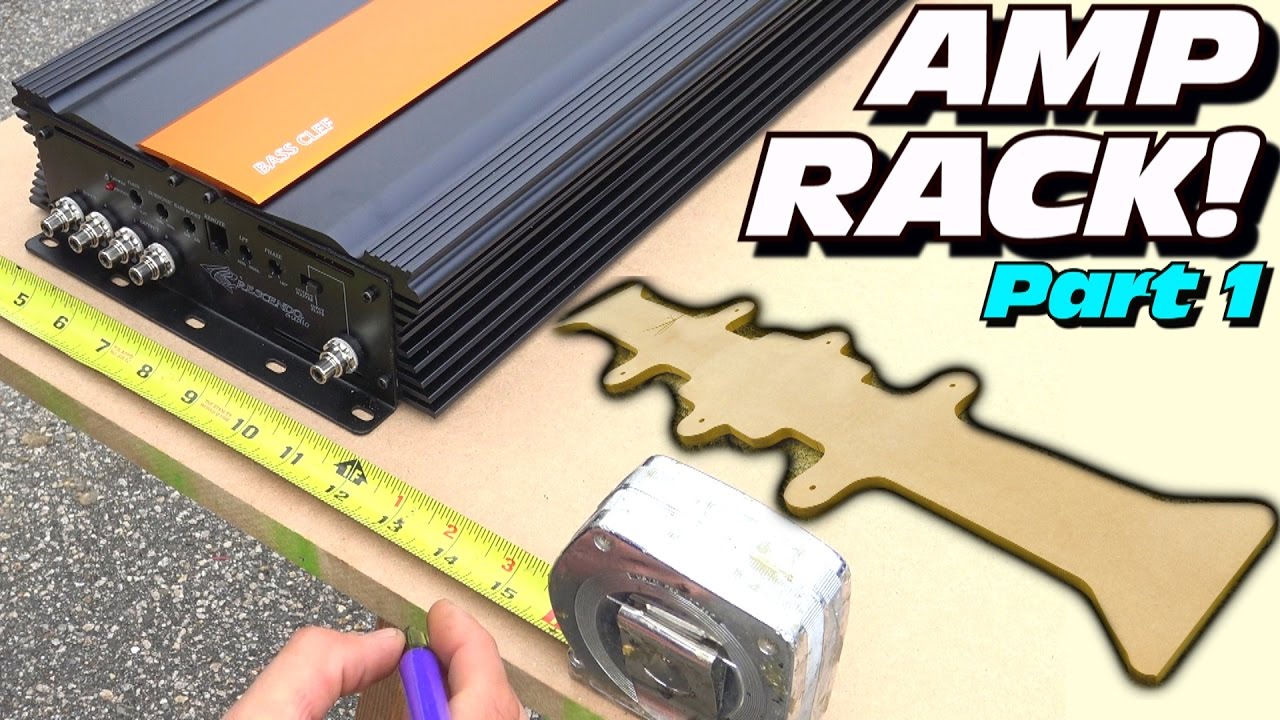 EXO's 30,000 WATT Amplifier RACK BUILD Pt. 1 / Installing Multiple Crescendo BC5500 Bass Amps