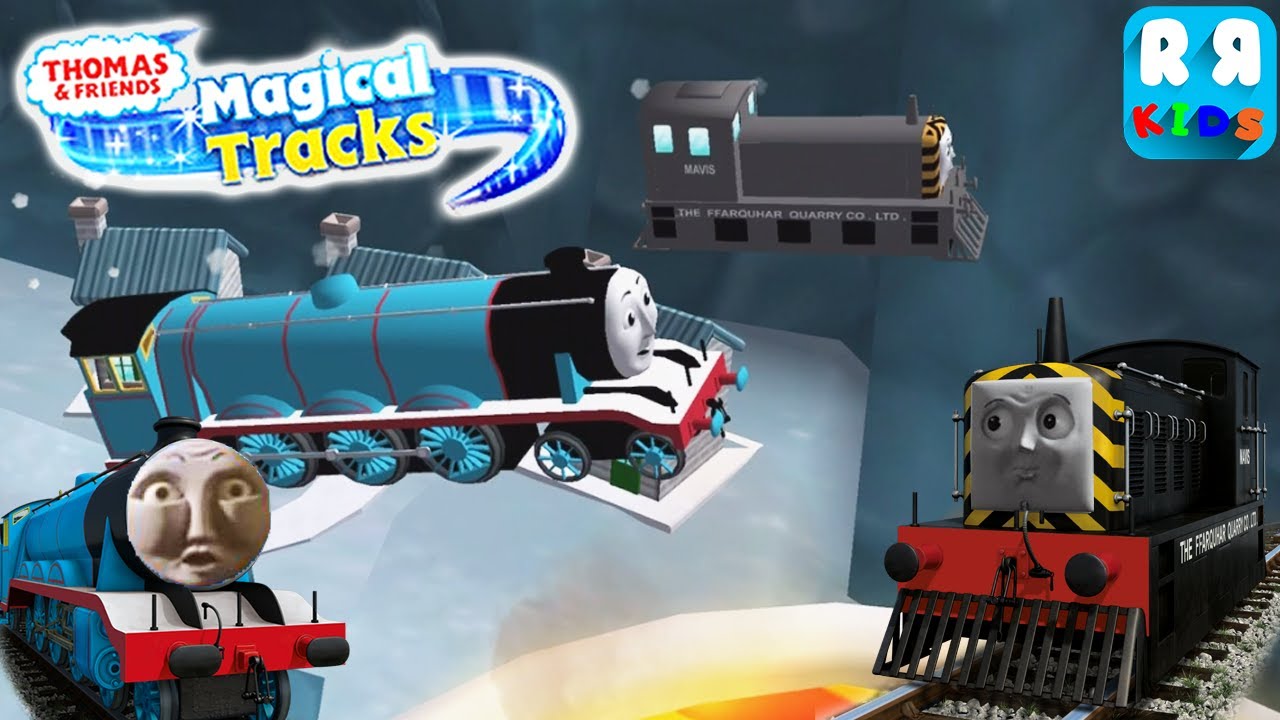 Mavis And Gordon Jump Over Lava | Thomas and Friends: Magical Tracks - Kids Train Set