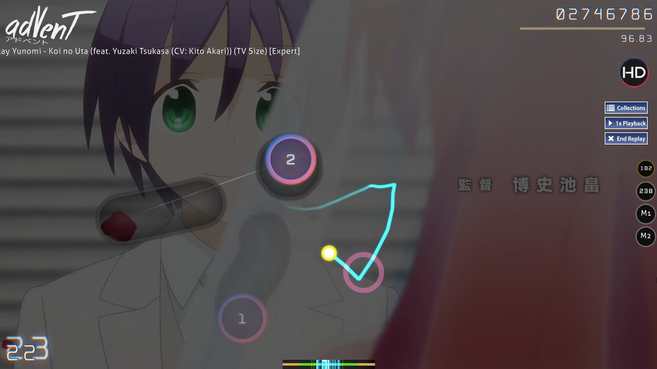 osu! | Tonikaku Kawaii (Yunomi) - Koi no Uta (TV Size) [Expert] +HD